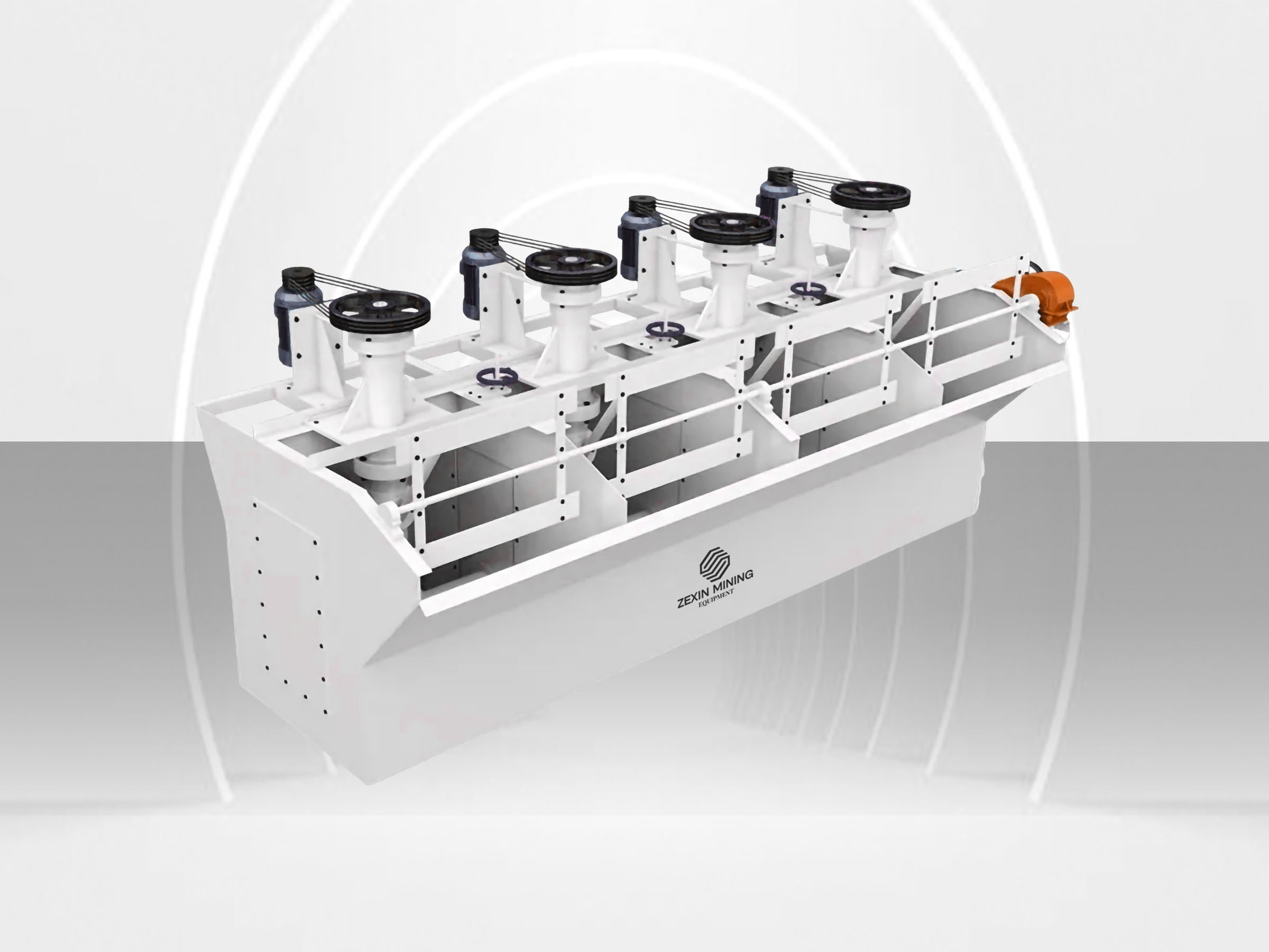 Self-Aspirated Flotation Cell