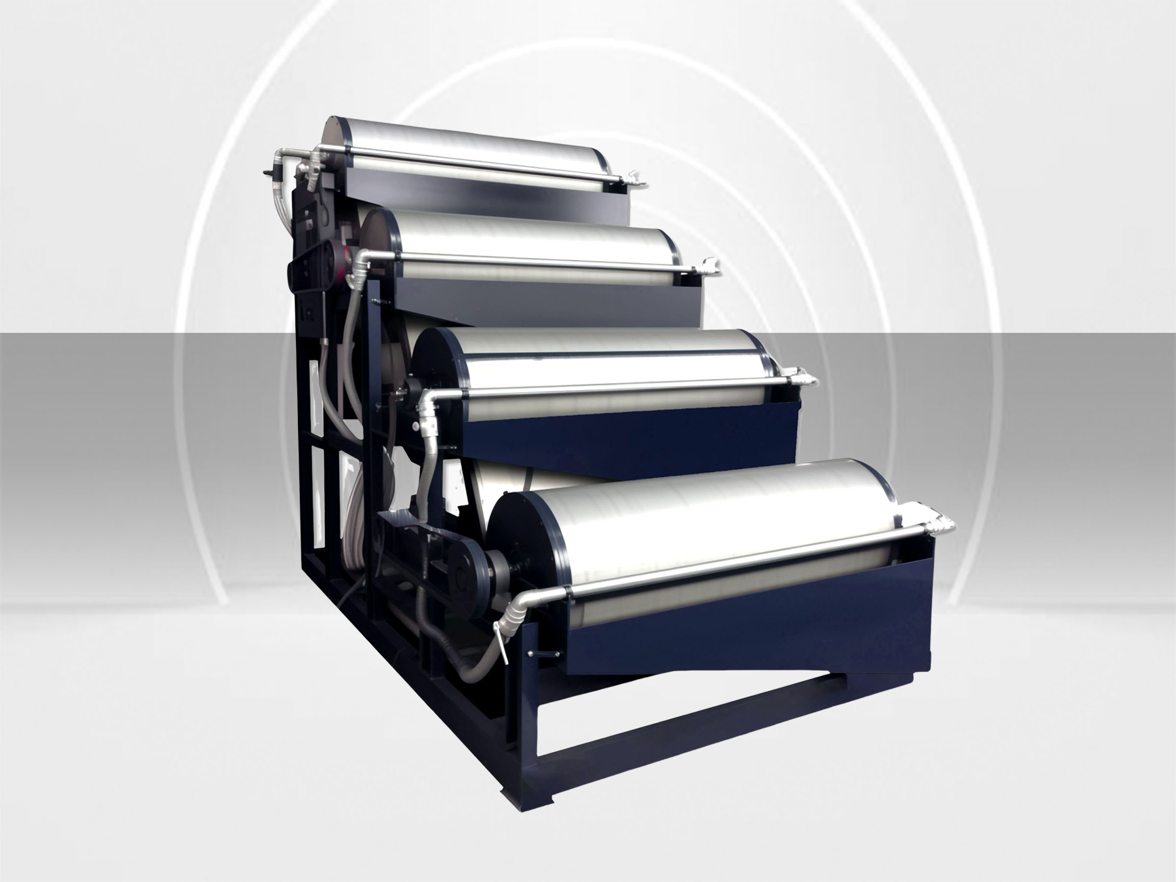 Wet High Intensity Magnetic Roll Separator